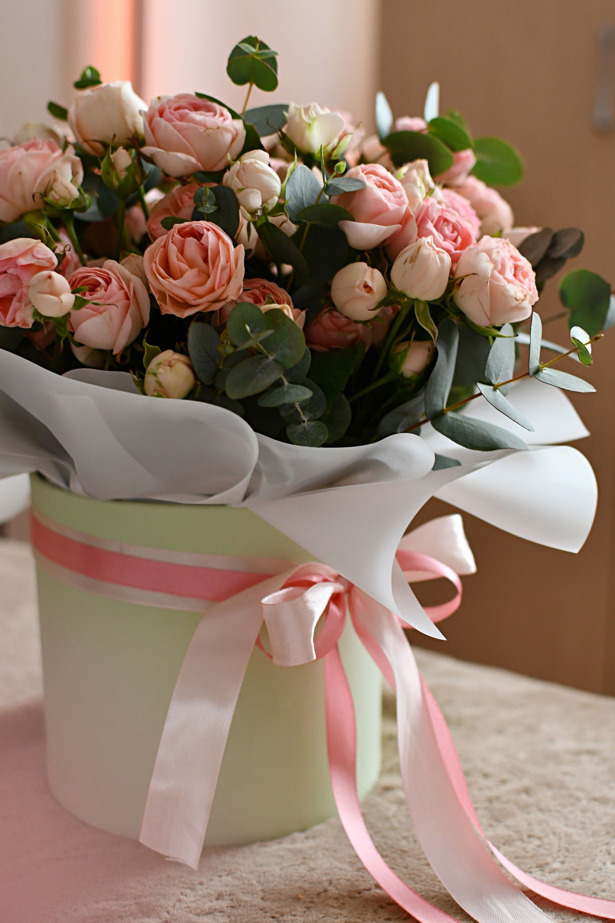 Flores en caja