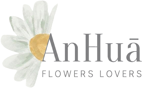 Logotipo de ANHUÁ Flowers en gris